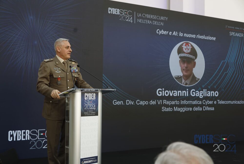 Giovanni Gagliano, Gen. Div. Capo del VI Reparto Informatica Cyber e Telecomunicazioni, Stato Maggiore della Difesa